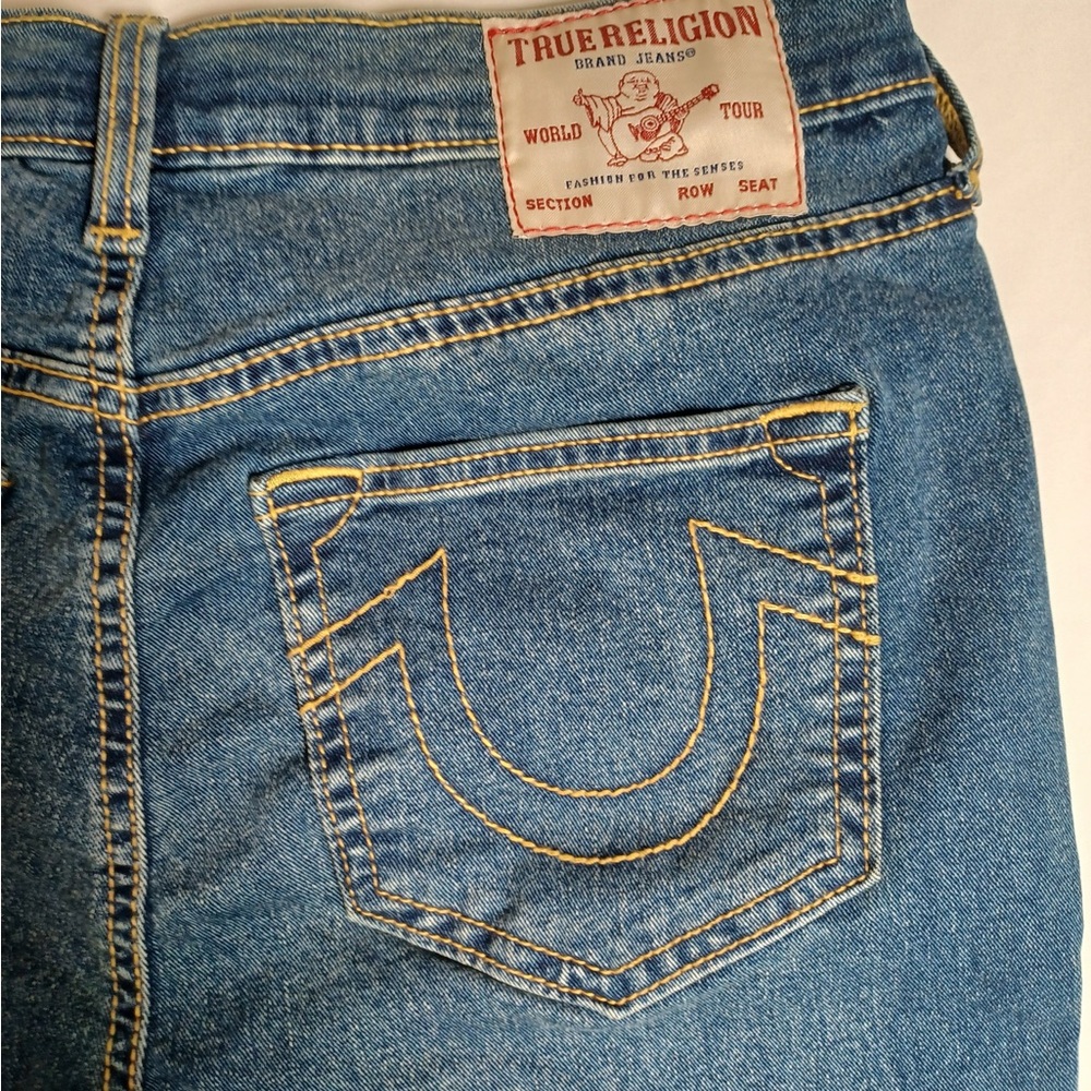 True Religion women’s size 29 Charlie wide leg high rise Blue Jeans